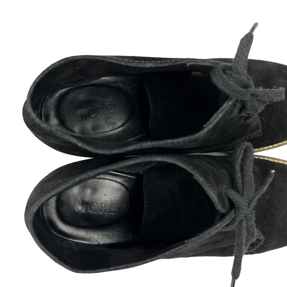 J.‎ Crew Macalister High Heel Suede Ankle Booties Womens Black Size 9 - Picture 6 of 11